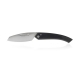 le Roques folding knife with black horn handle