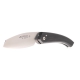 le Roques folding knife with black horn handle