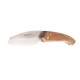 Le Roques folding knife with plane tree handle