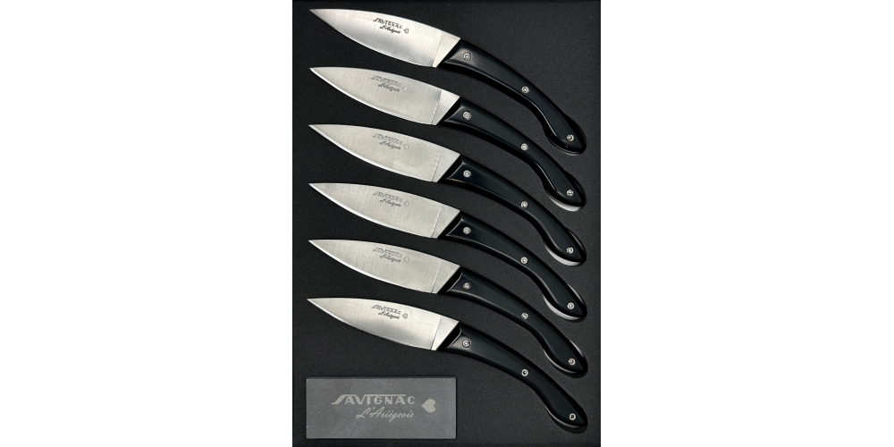 Coffret de 6 Ariégeois de table (bois assortis)