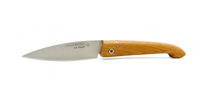 le Grat folding knife with oak handle
