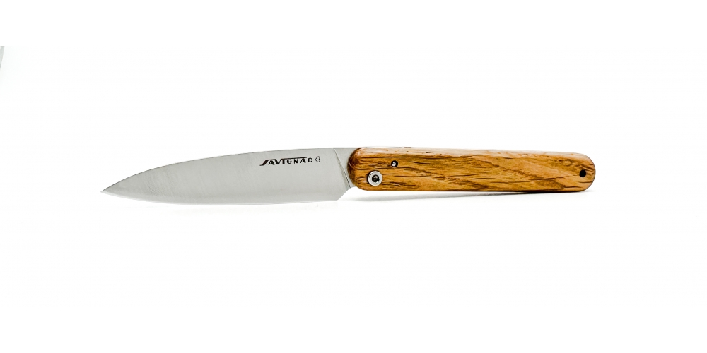 L'Ariégeois folding knife with oak handle