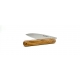 L'Ariégeois folding knife with oak handle