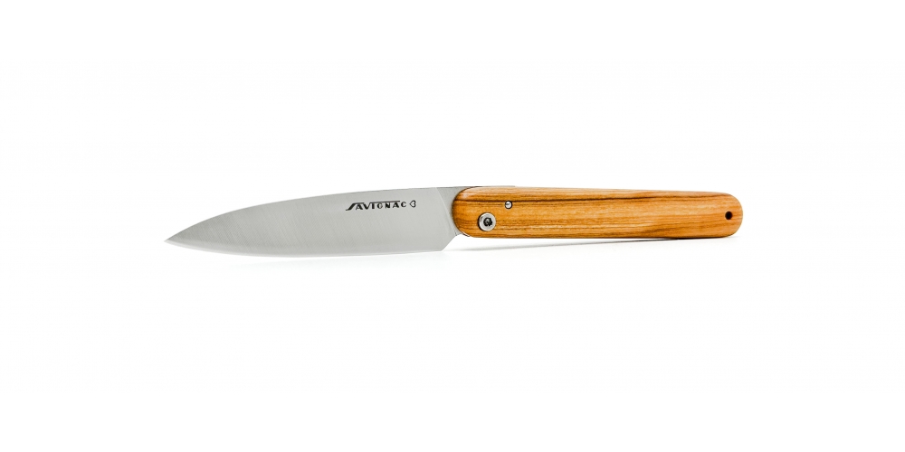 L'Ariégeois folding knife with oak handle