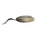 Couteau le cathare cran plat corne blonde damas