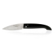 L'ariégeois folding knife with black horn handle