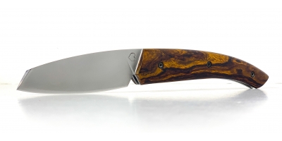 Roques folding knife Desert iron wood handle