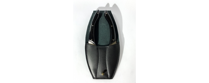 Duo Ariégeois de table en corne noire