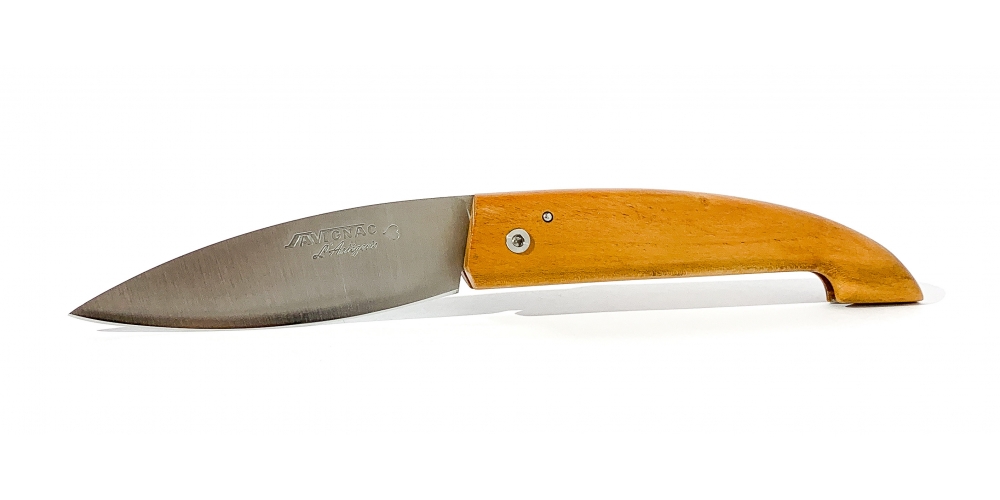 L'Ariégeois folding knife with plum wood handle