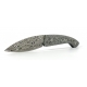 Ariegois folding knife full damasteel