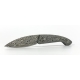 Ariegois folding knife full damasteel