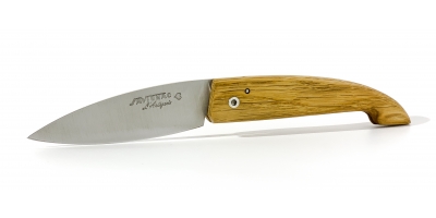 L'Ariégeois folding knife with oak handle