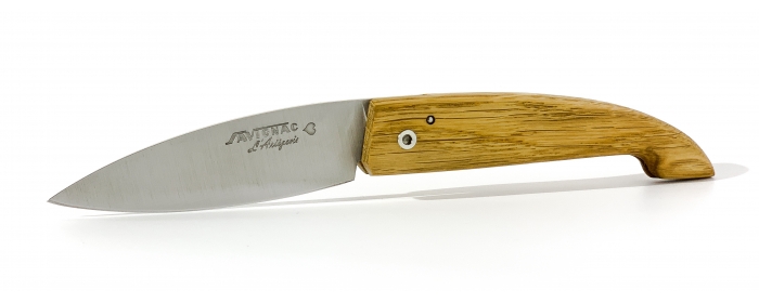 L'Ariégeois folding knife with oak handle