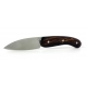 Le cathare folding knife with ironwood handle damasteel blade