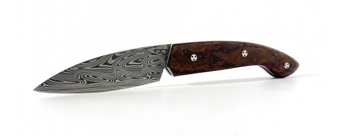 Ariégeois folding knife  Desert iron wood