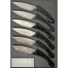Coffret de Ariégeois de table corne noire