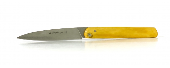 Le Montagnol folding knife with boxwood handle