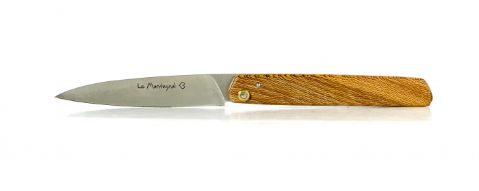 Le Montagnol folding knife with plane wood handle