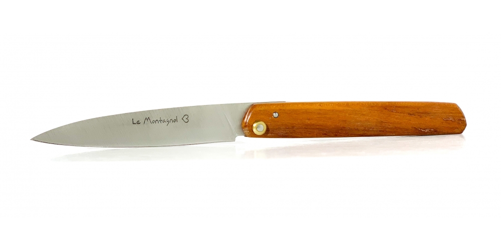 L'Ariégeois folding knife with oak handle