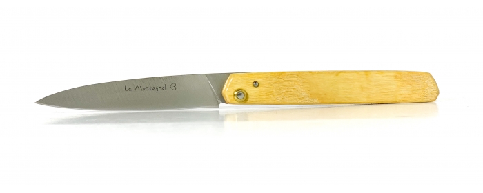 Le Montagnol folding knife with ash handle