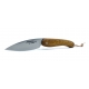 Le cathare folding knife with plane tree handle