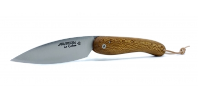 Le cathare folding knife with plane tree handle