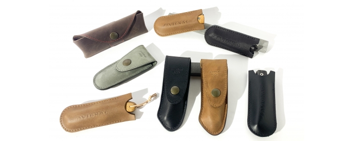 leather sheath and pouch